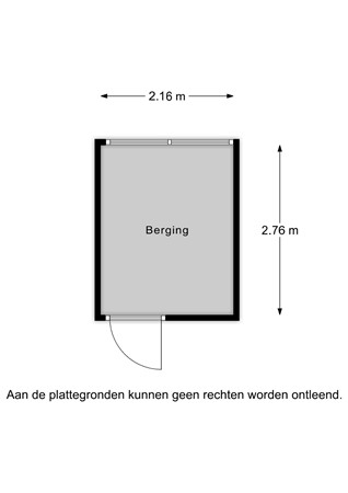 Floorplan - Achterwerf 231, 1357 CB Almere